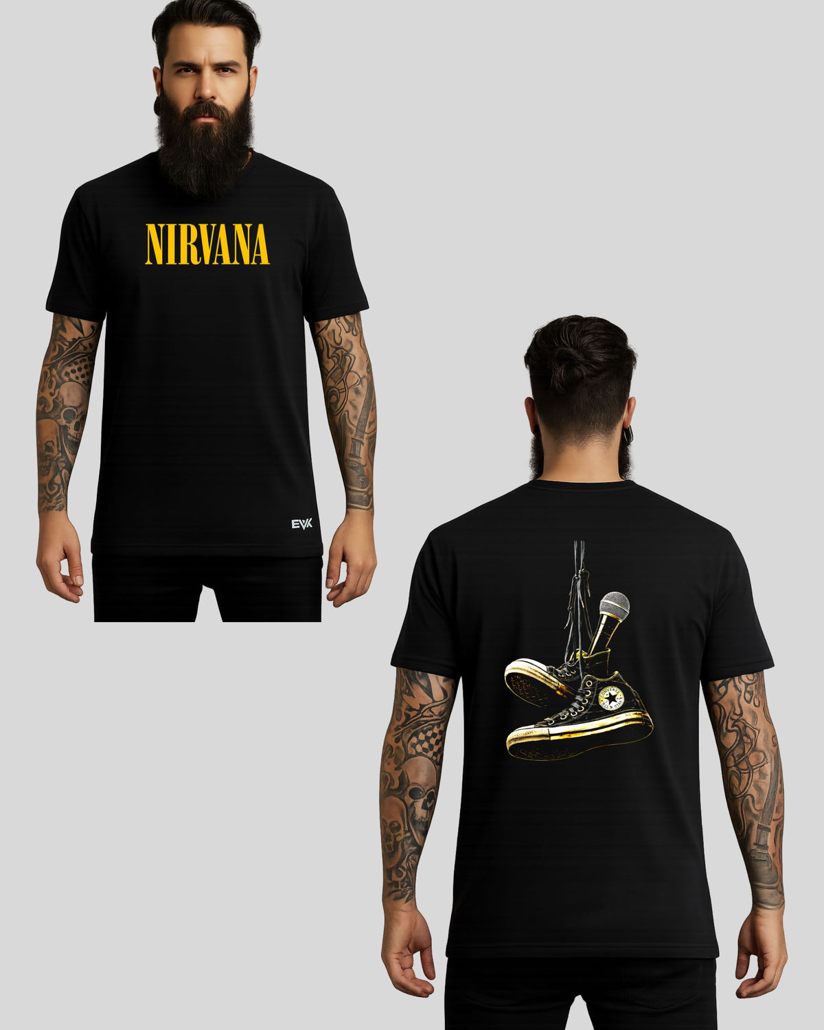 Camiseta Frente e Costas Nirvana – All Star