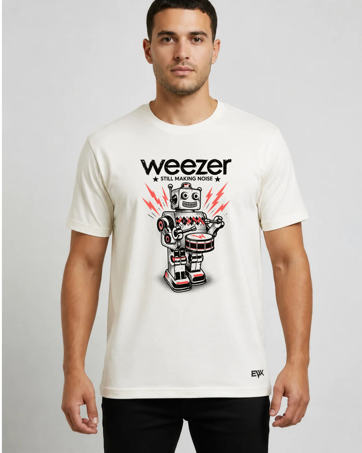 Camiseta Off-White Weezer – Still Making Noise