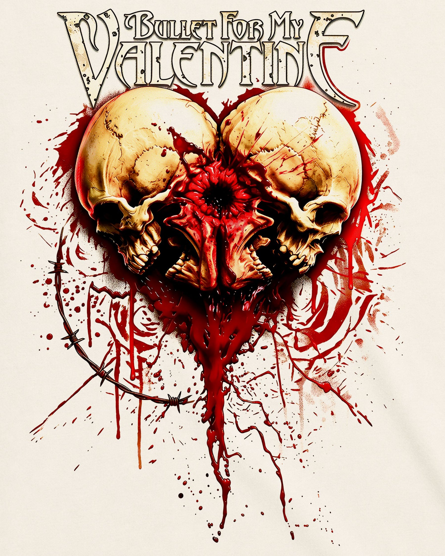 Camiseta Off-White Bullet For My Valentine – Bloody Valentine