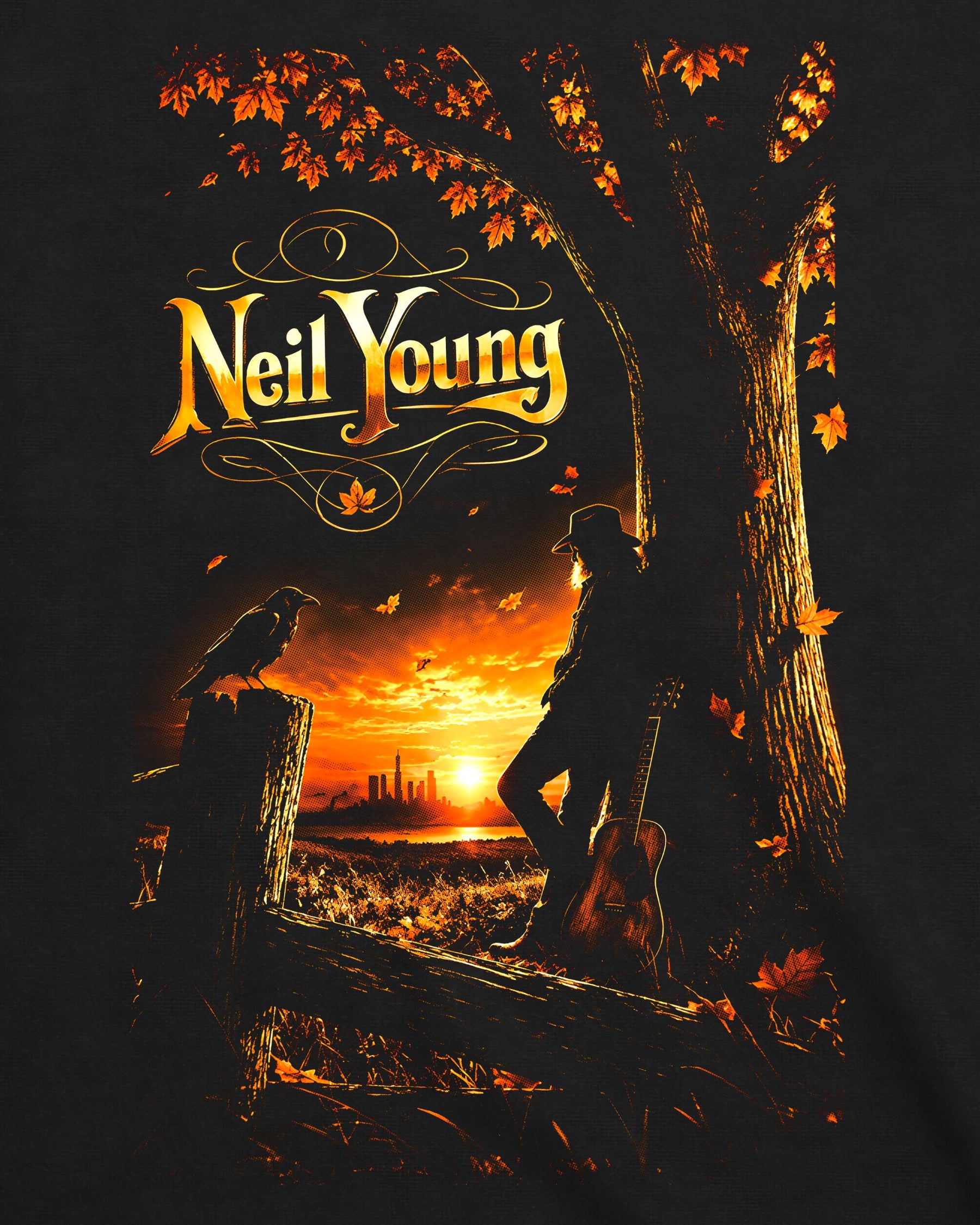 Camiseta Neil Young – Heart of Gold