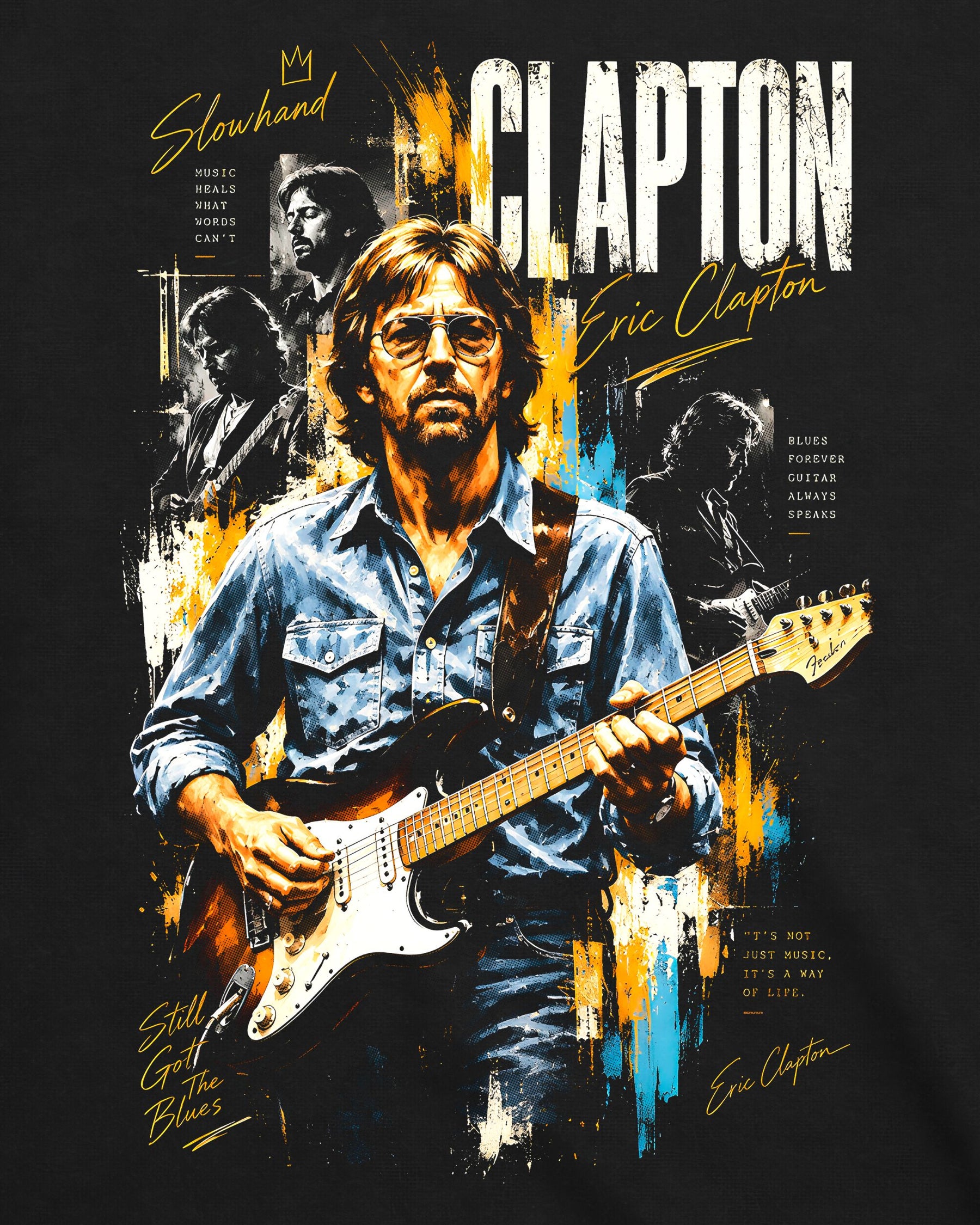 Camiseta Eric Clapton – Bootleg