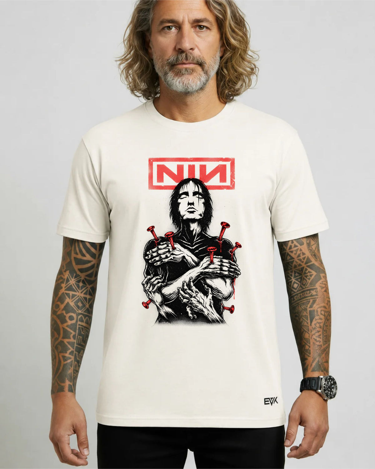 Camiseta Off-White Nine Inch Nails – Mr. Self Destruct