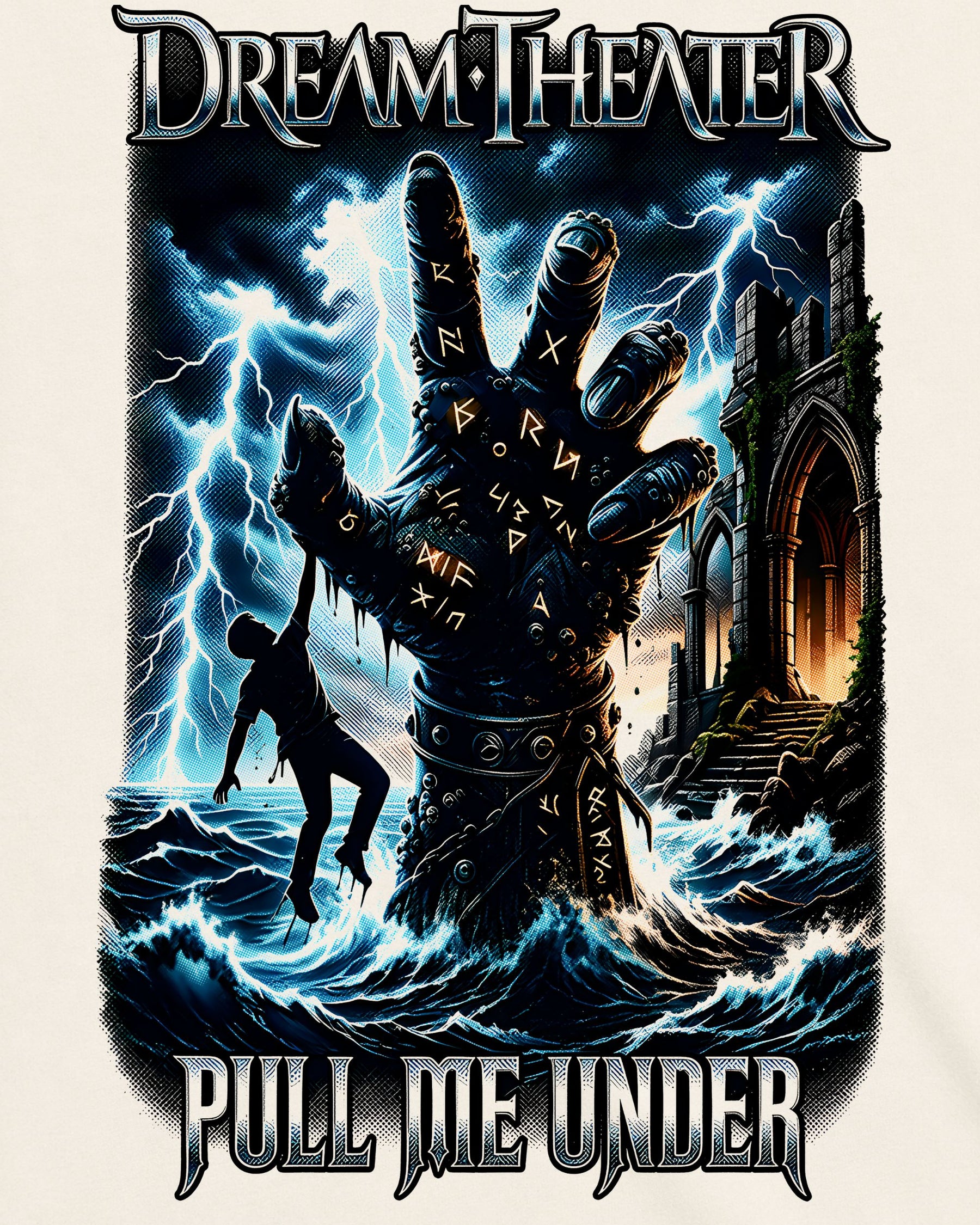 Camiseta Off-White Dream Theater – Pull Me Under