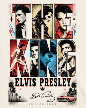 Camiseta Off-White Elvis Presley – The King