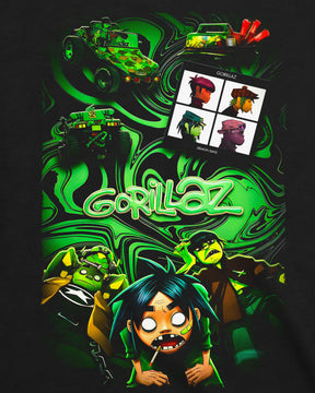 Camiseta Gorillaz – Toxic Green