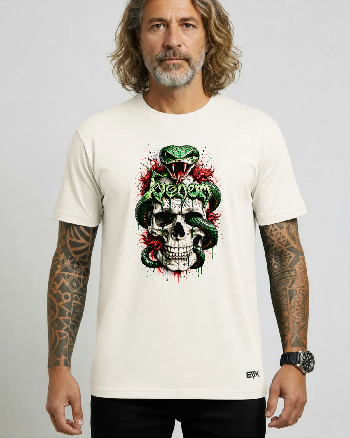 Camiseta Off-White Venom – Serpent Skull