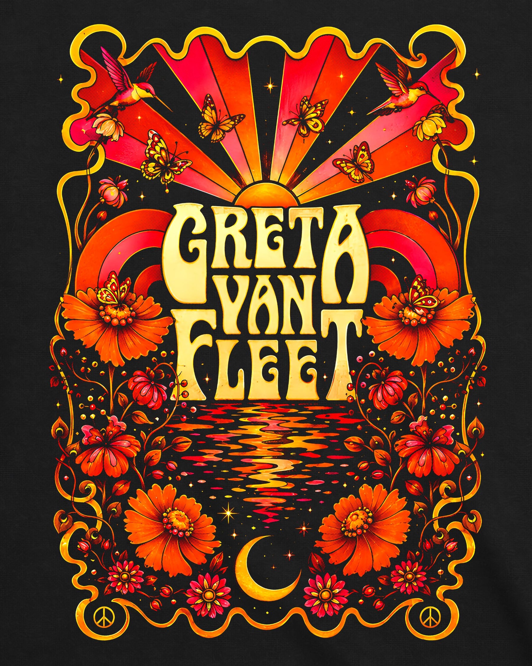 Camiseta Greta Van Fleet – Garden