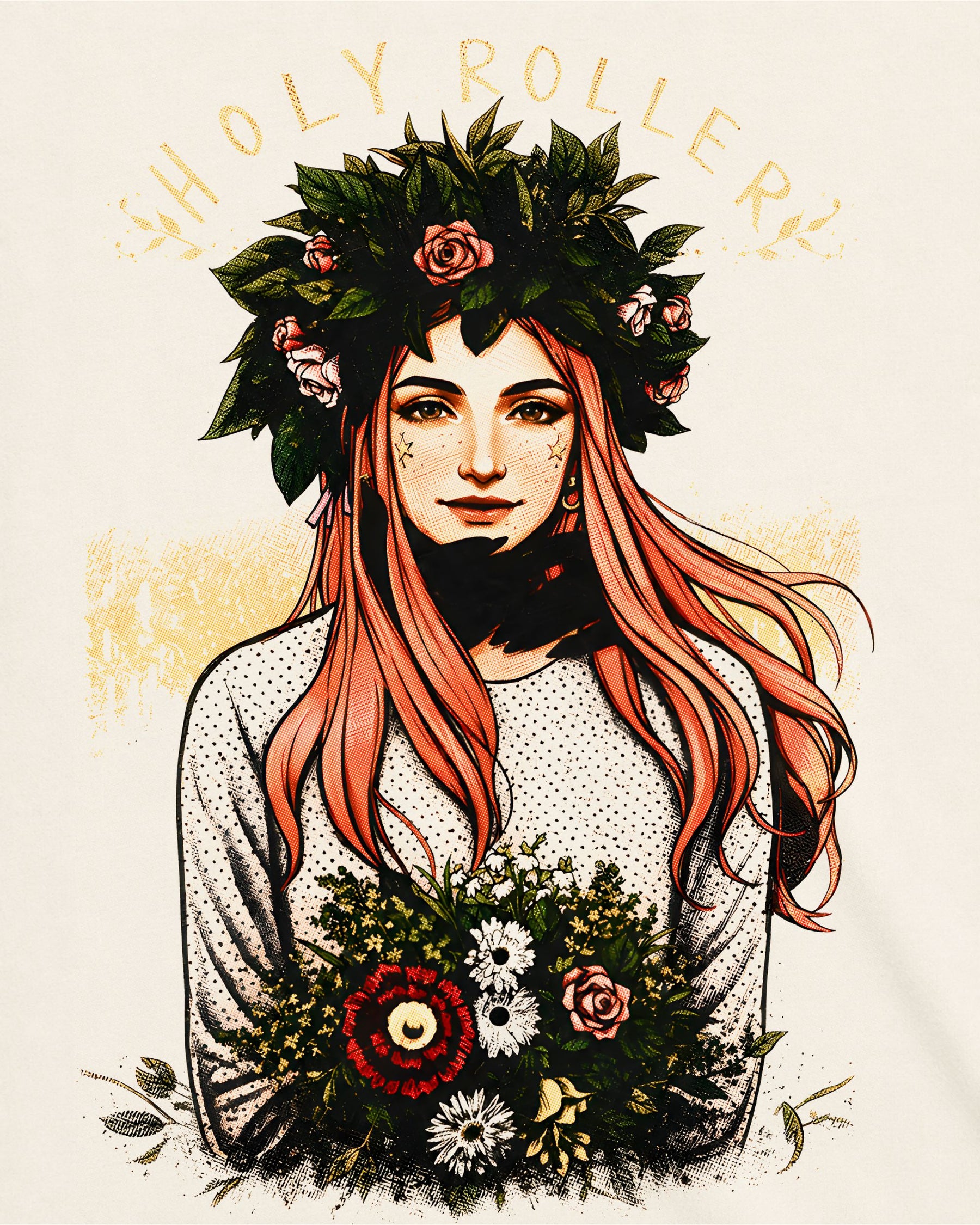 Camiseta Off-White Spiritbox – Holy Roller Music
