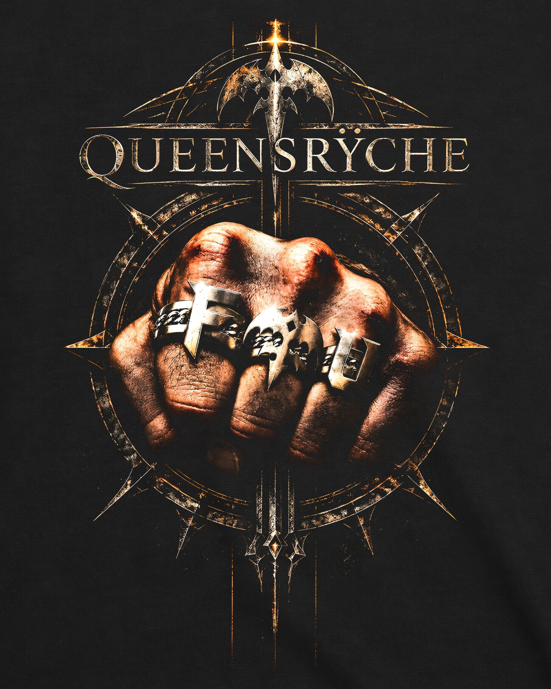 Camiseta Queensrÿche – Frequency Unknown Artwork