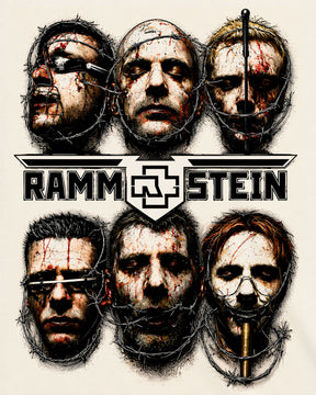 Camiseta Off-White Rammstein – Sehnsucht Portraits