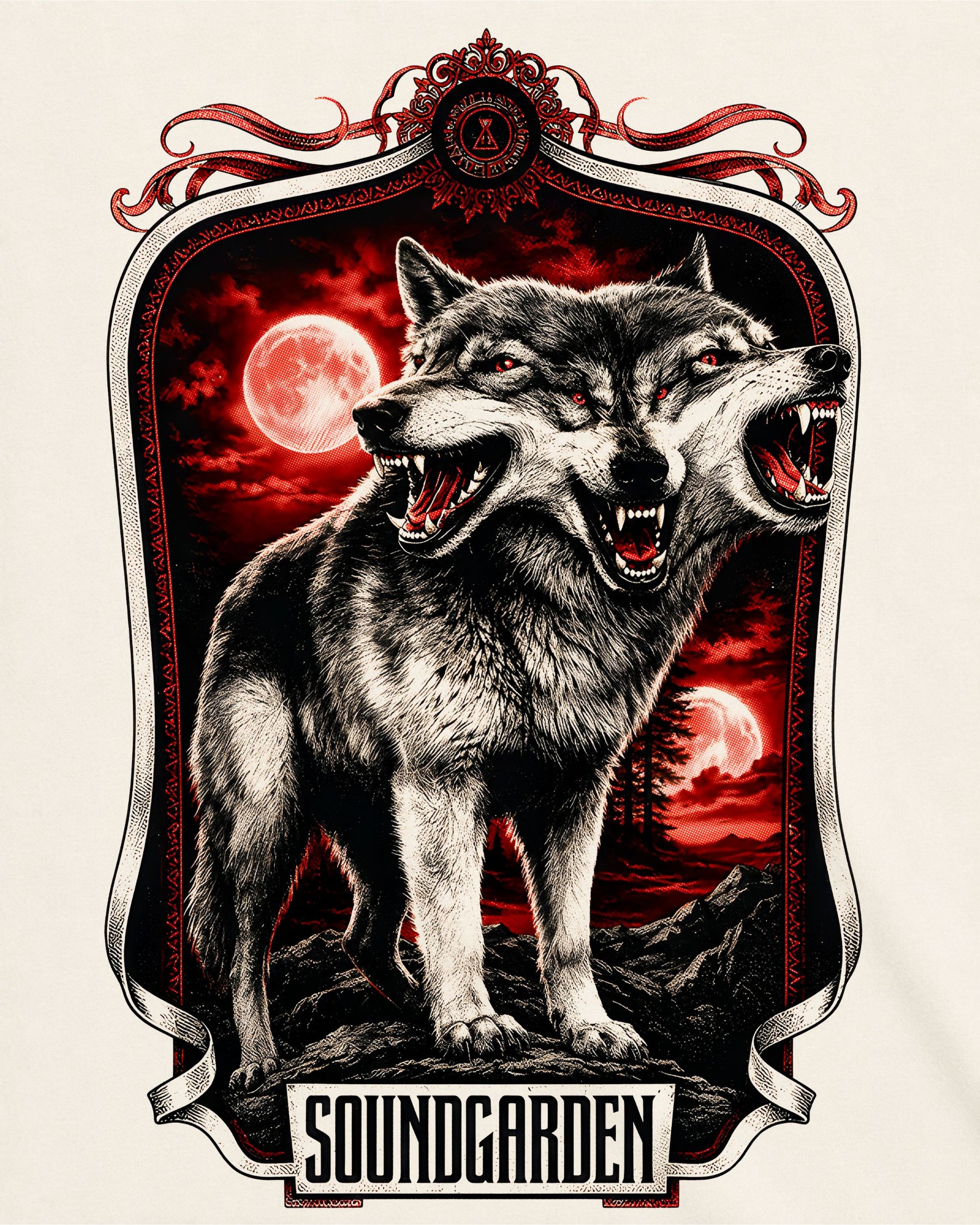 Camiseta Off-White Soundgarden – Tri Wolf