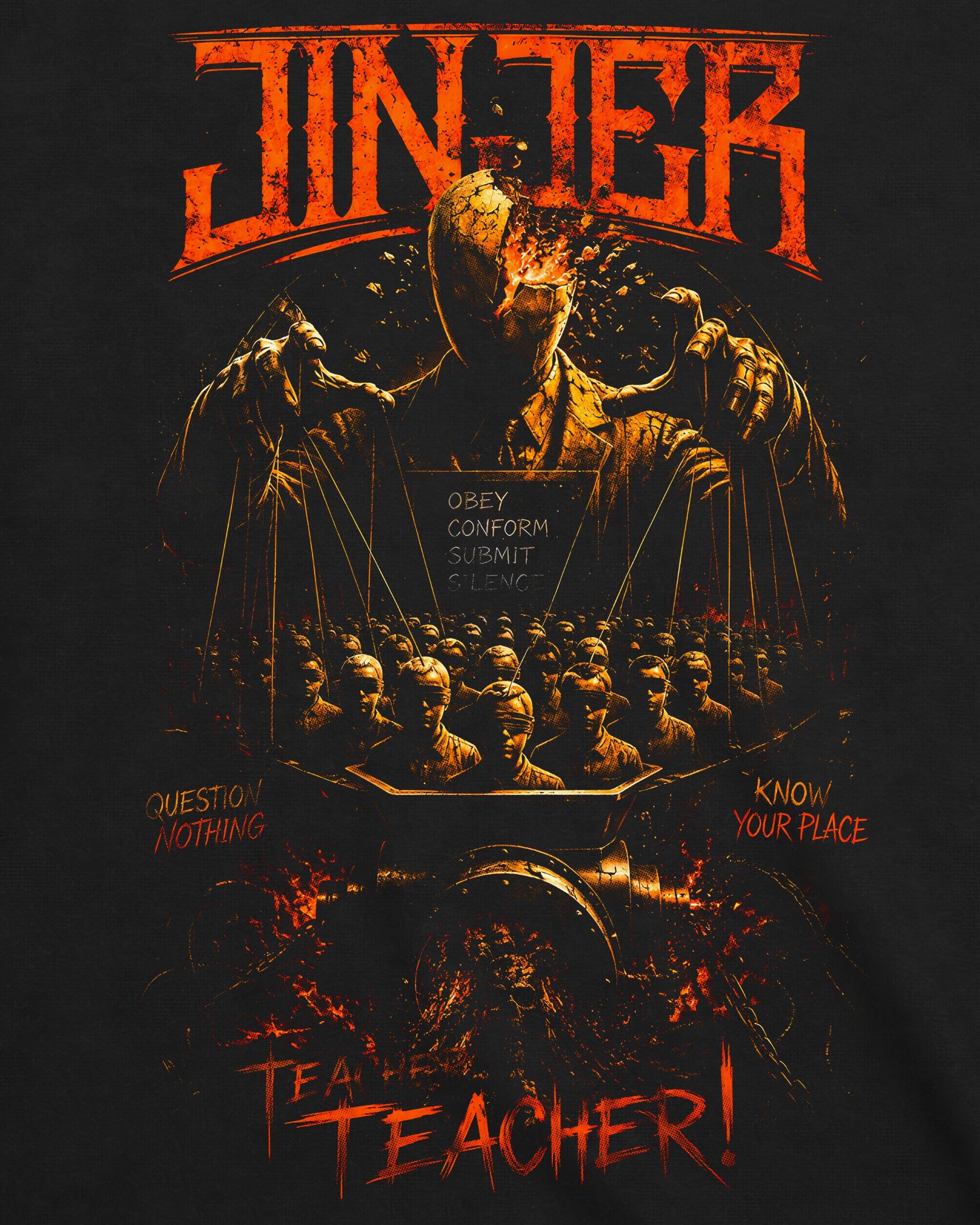 Camiseta Jinjer – Teacher