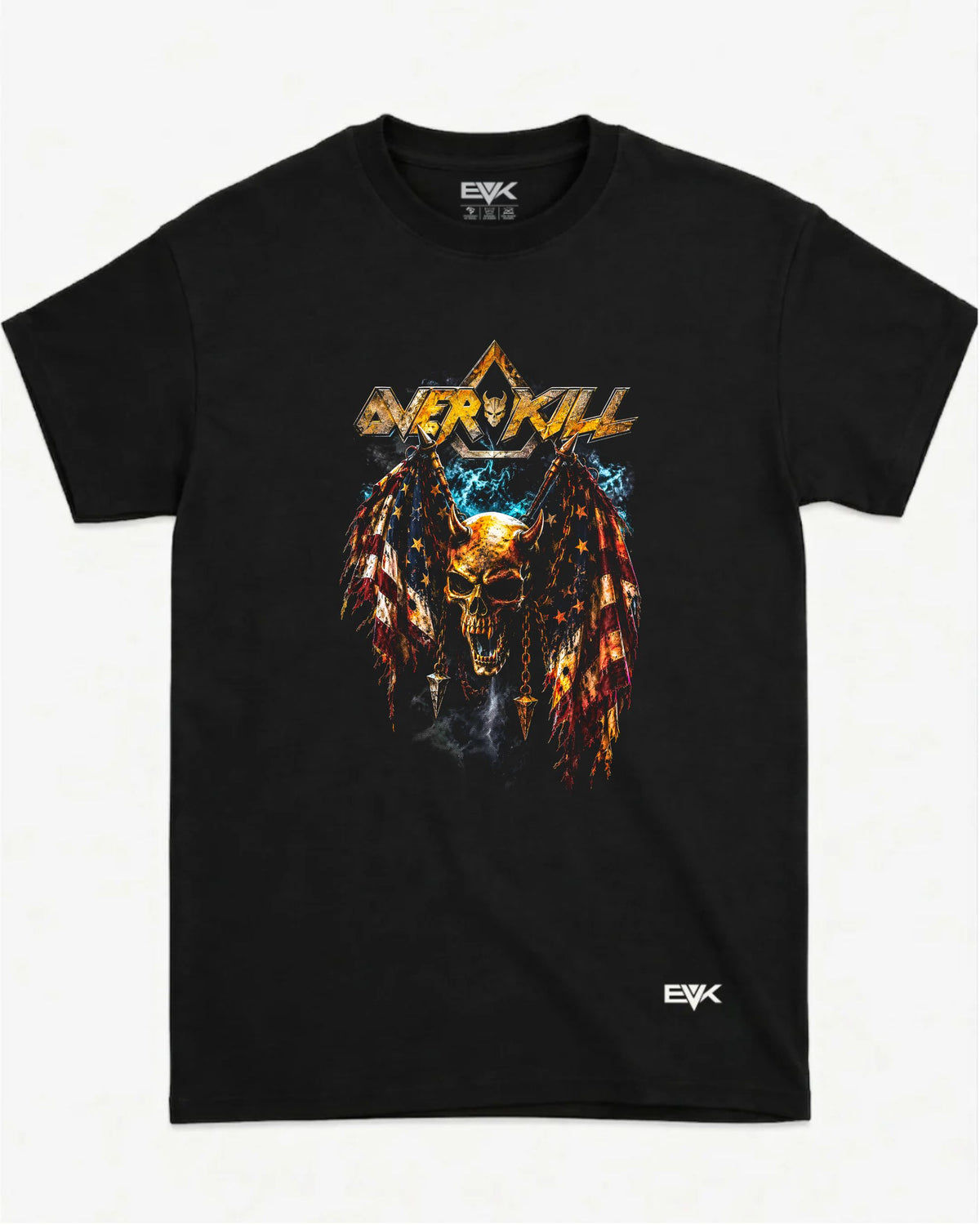 Camiseta Overkill – Chaly US Flags Graphic