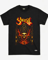Camiseta Ghost – Papa Skeleton Fire