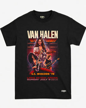Camiseta Van Halen – U.S. Invasion ’78