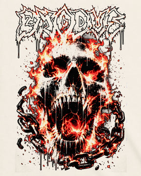 Camiseta Off-White Exodus – Bonded by Fire
