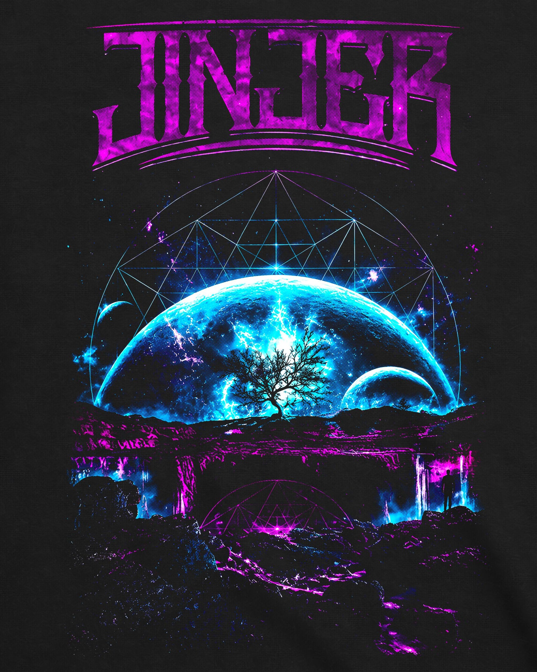 Camiseta Jinjer – Cosmic Tree