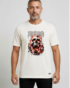 Camiseta Off-White Exodus – Bonded by Fire