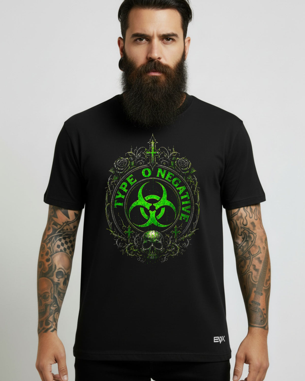 Camiseta Type O Negative – Shield Skull