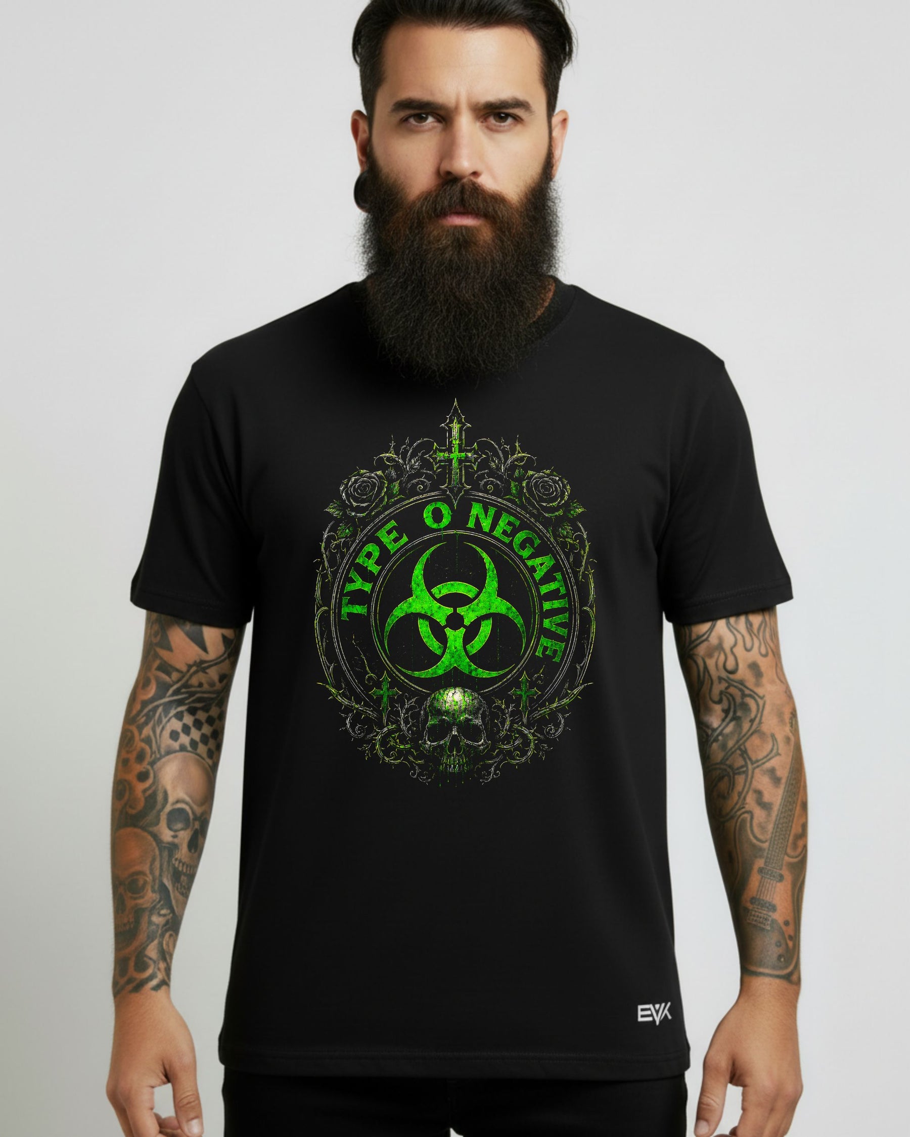 Camiseta Type O Negative – Shield Skull