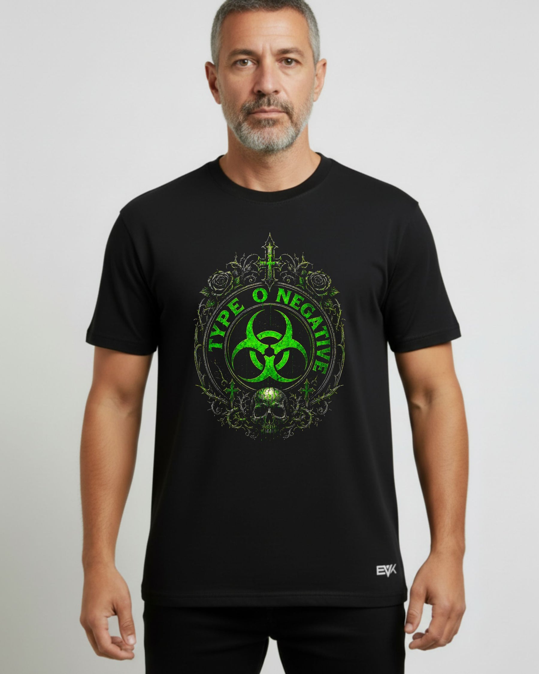 Camiseta Type O Negative – Shield Skull