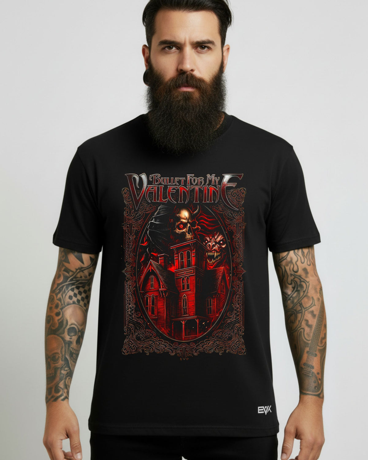 Camiseta Bullet For My Valentine – Haunted Mansion