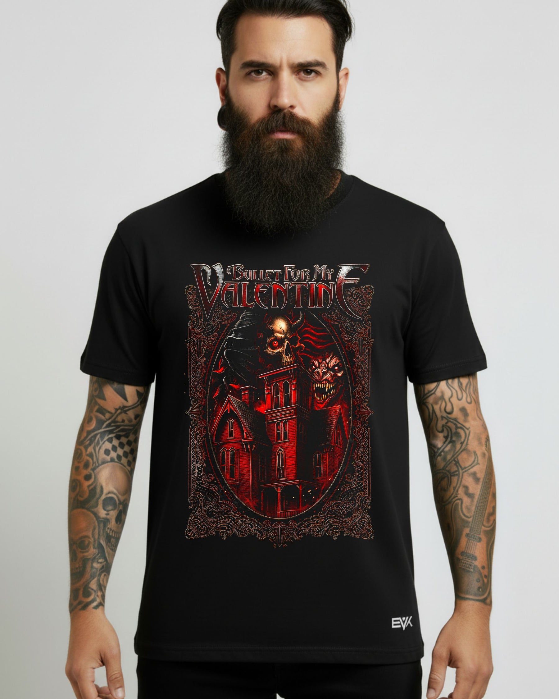 Camiseta Bullet For My Valentine – Haunted Mansion