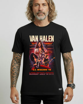 Camiseta Van Halen – U.S. Invasion ’78