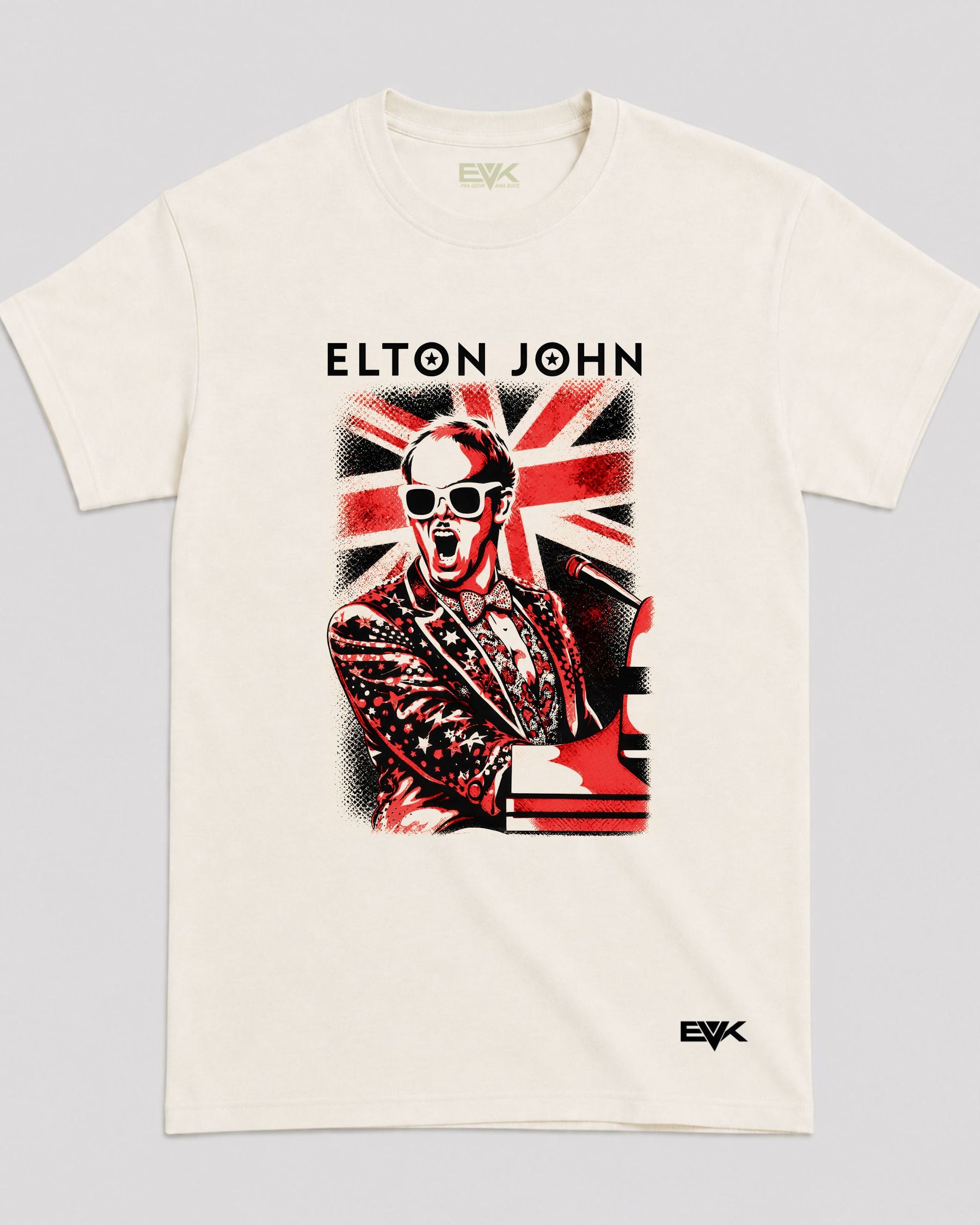 Camiseta Off-White Elton John – Piano