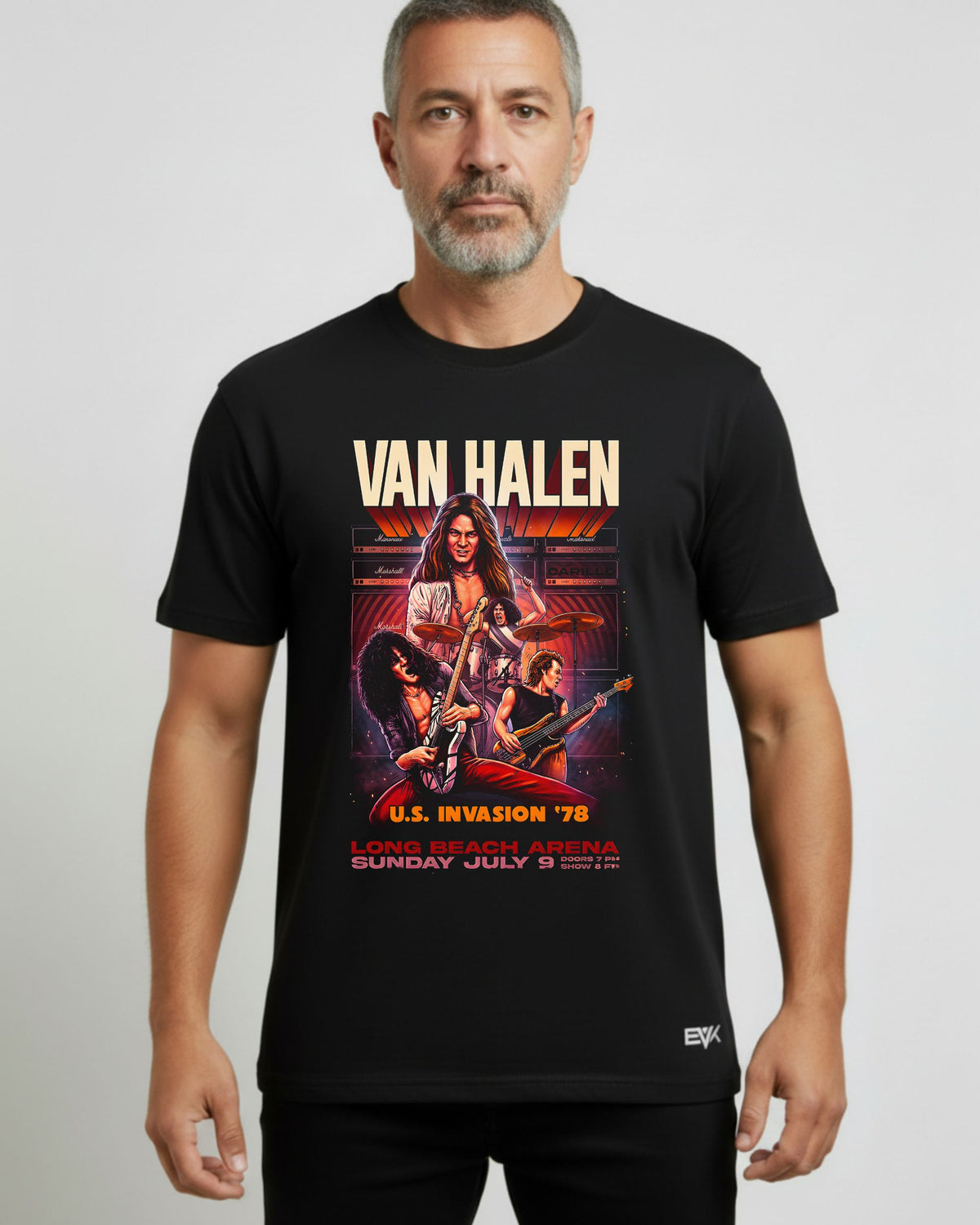 Camiseta Van Halen – U.S. Invasion ’78