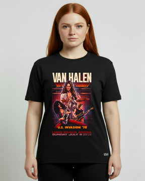 Camiseta Van Halen – U.S. Invasion ’78