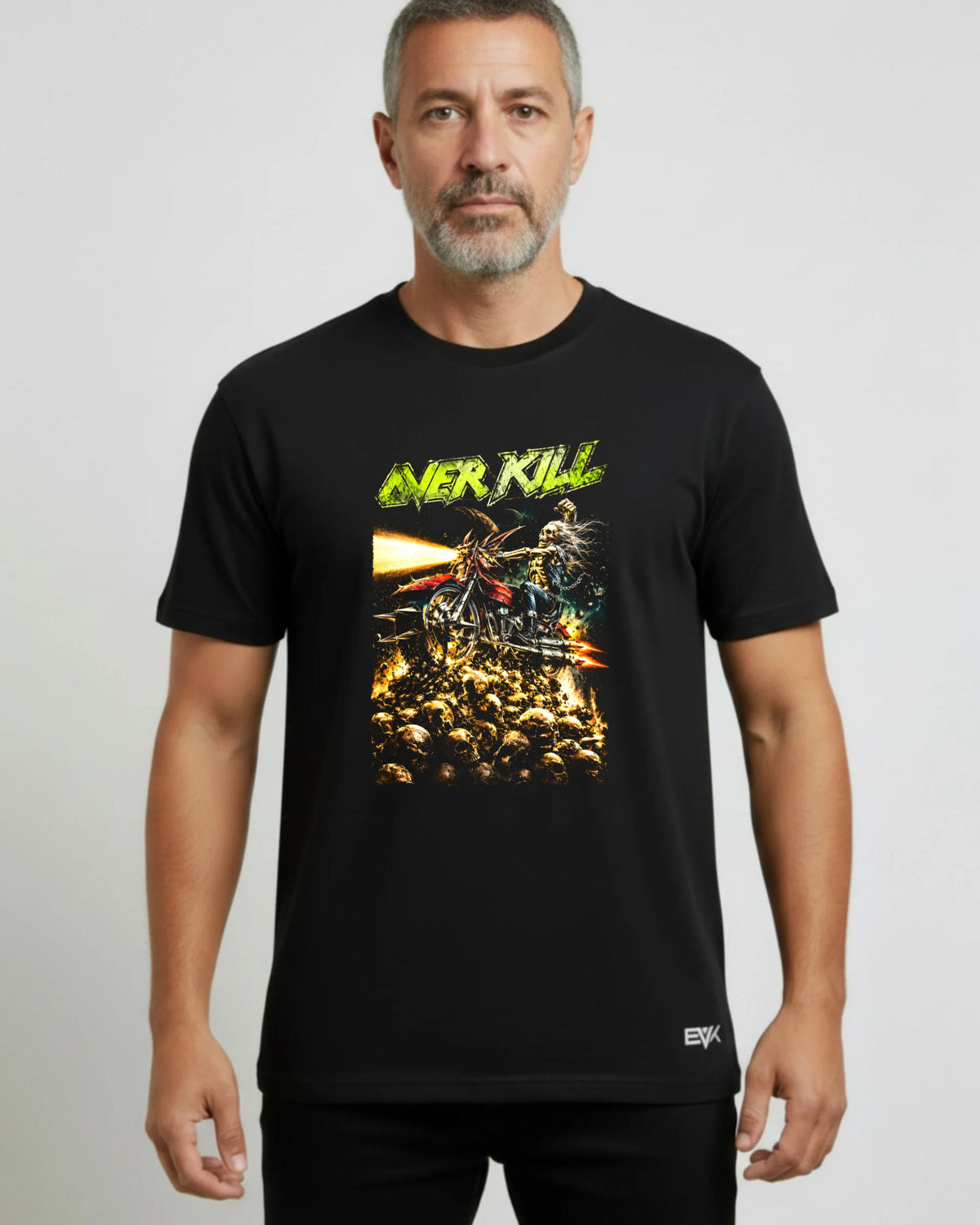 Camiseta Overkill – Skull Rider Graphic