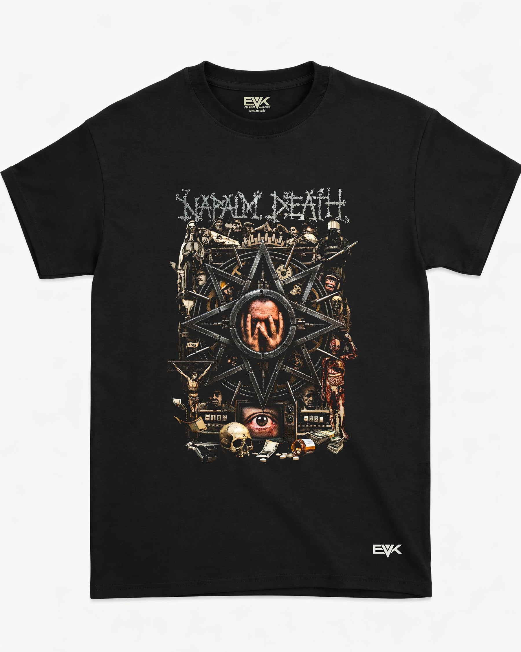 Camiseta Napalm Death – The Machine of Chaos