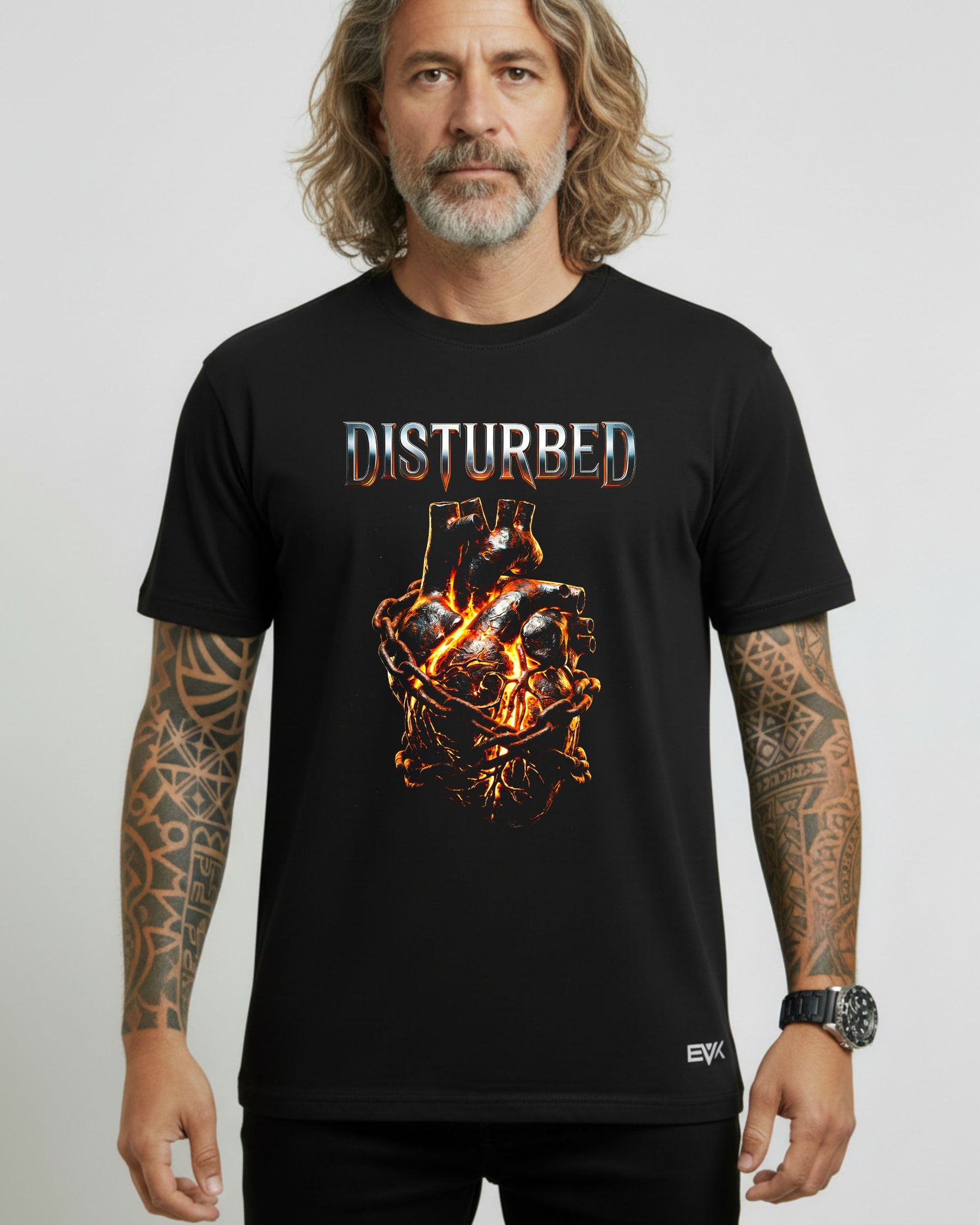 Camiseta Disturbed – Divisive Chained Heart