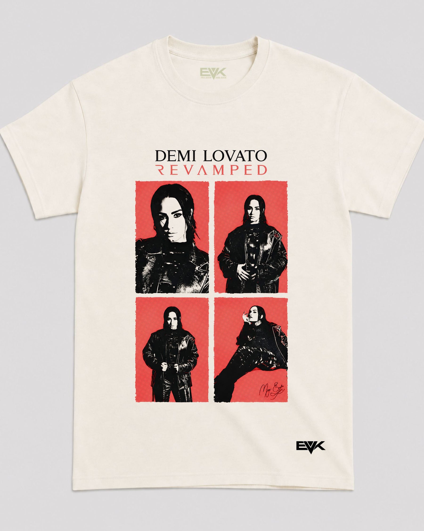 Camiseta Off-White Demi Lovato – Revamped