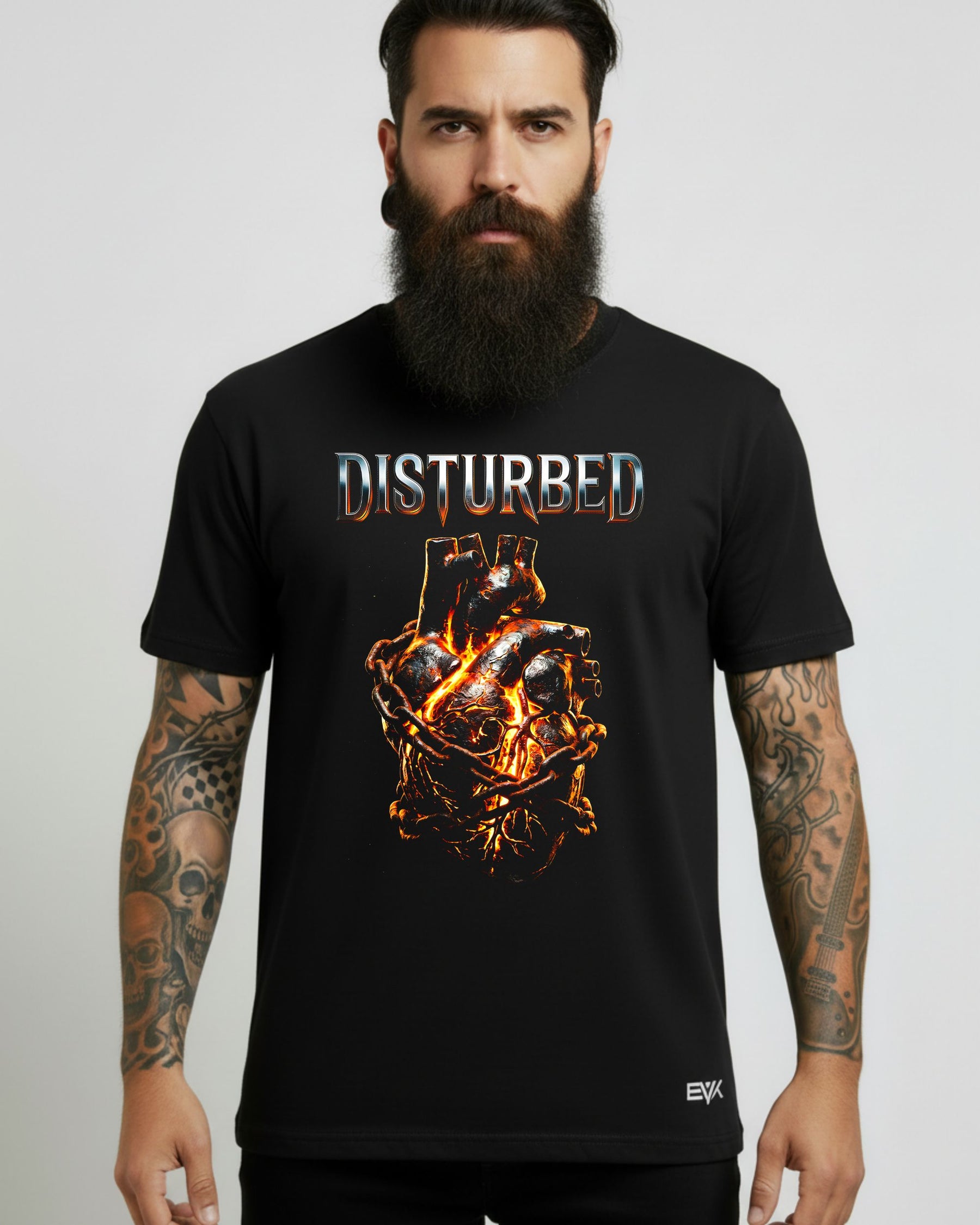 Camiseta Disturbed – Divisive Chained Heart