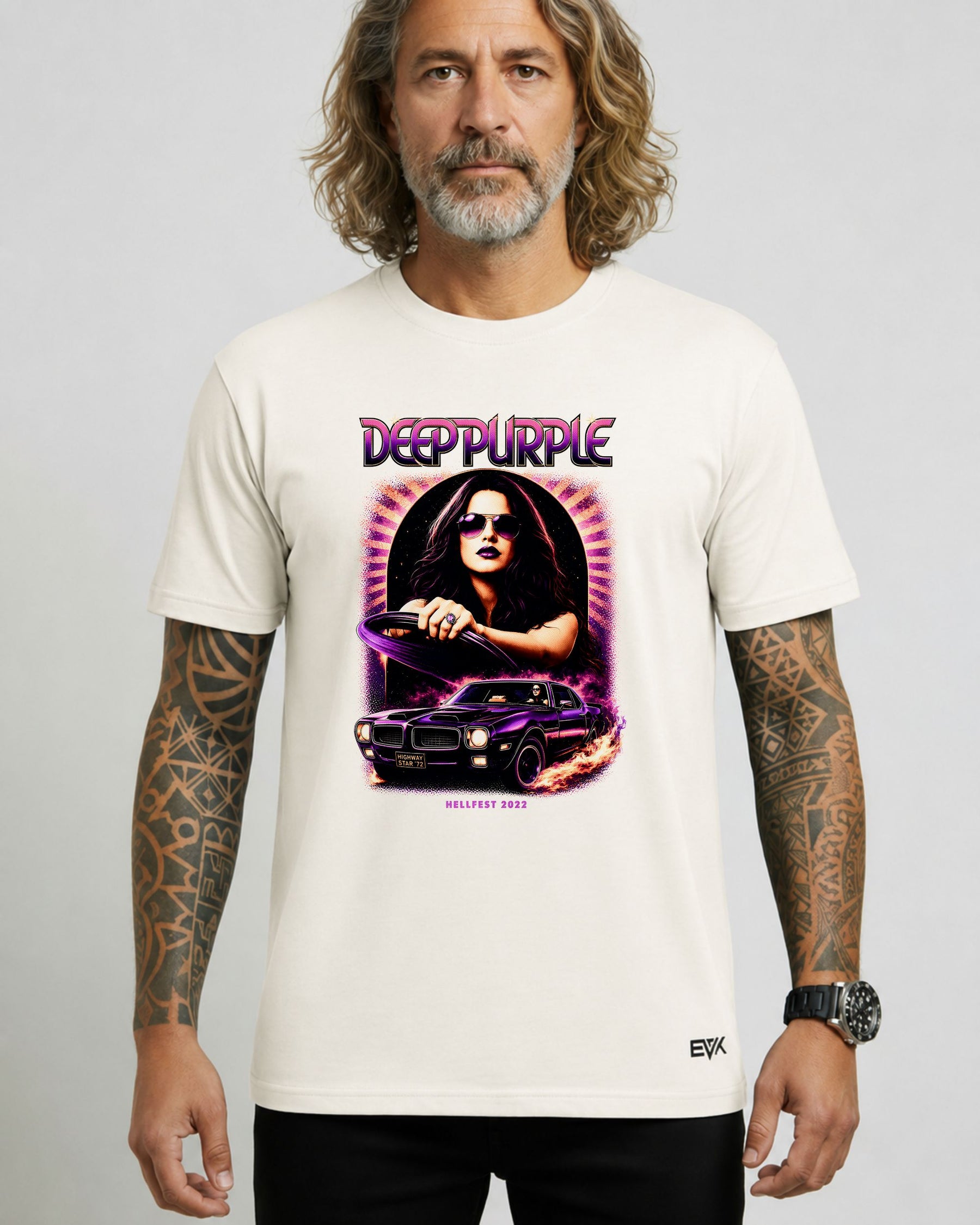 Camiseta Off-White Deep Purple – Hellfest