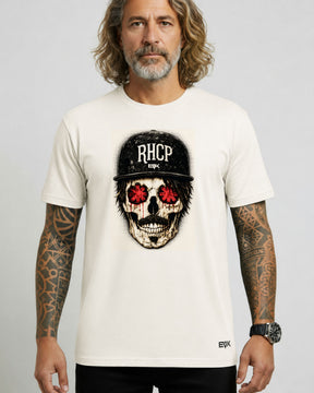 Camiseta Off-White Red Hot Chili Peppers – Anthony Kiedis Skull