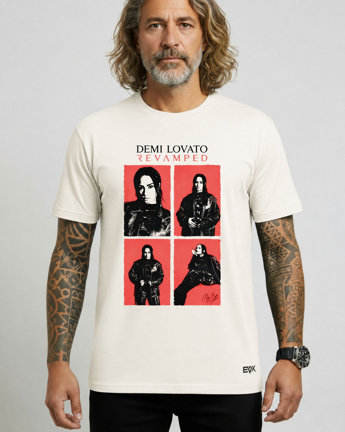 Camiseta Off-White Demi Lovato – Revamped
