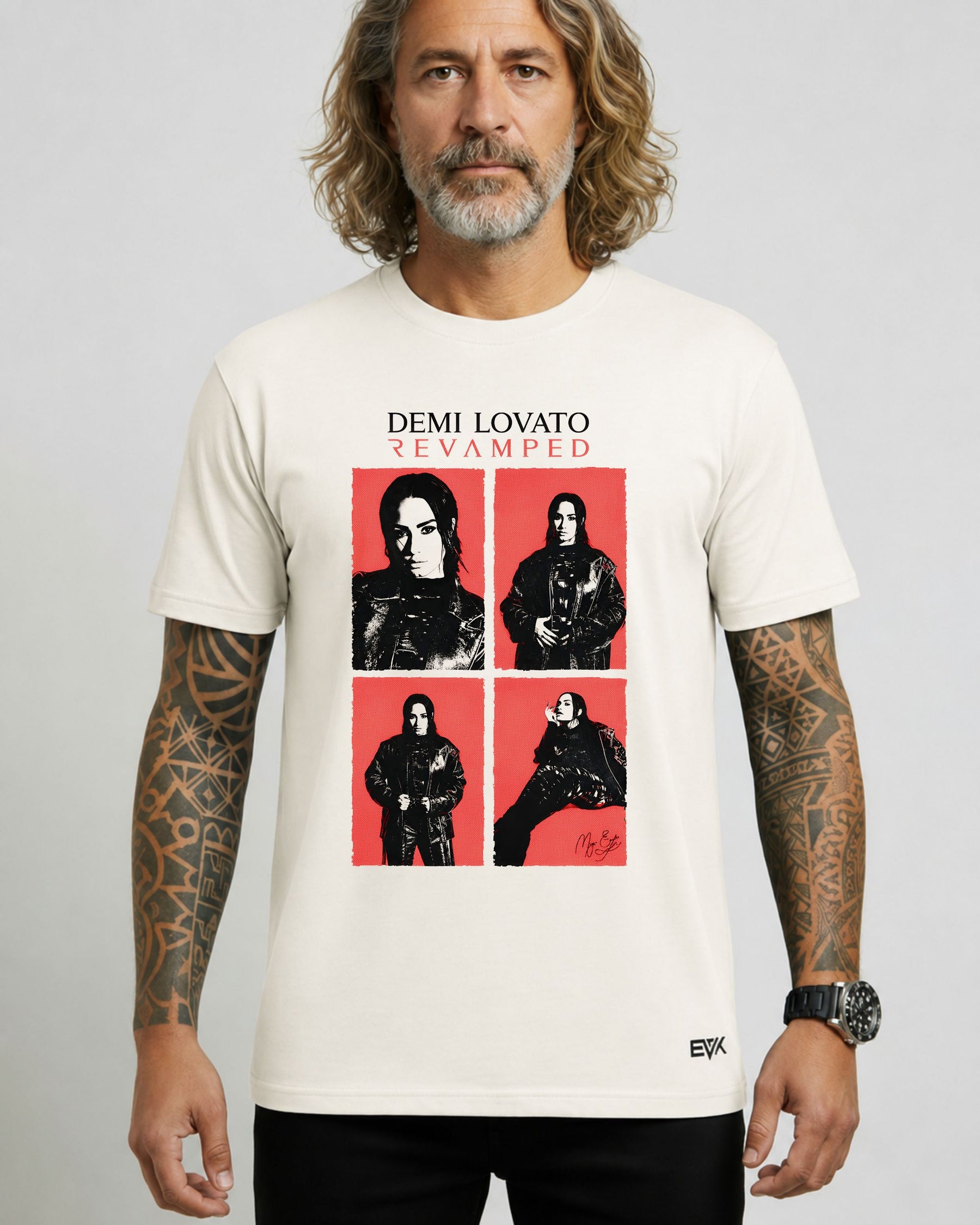 Camiseta Off-White Demi Lovato – Revamped