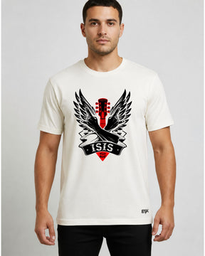 Camiseta Off-White Personalizada Isis Rock Band - Clássica