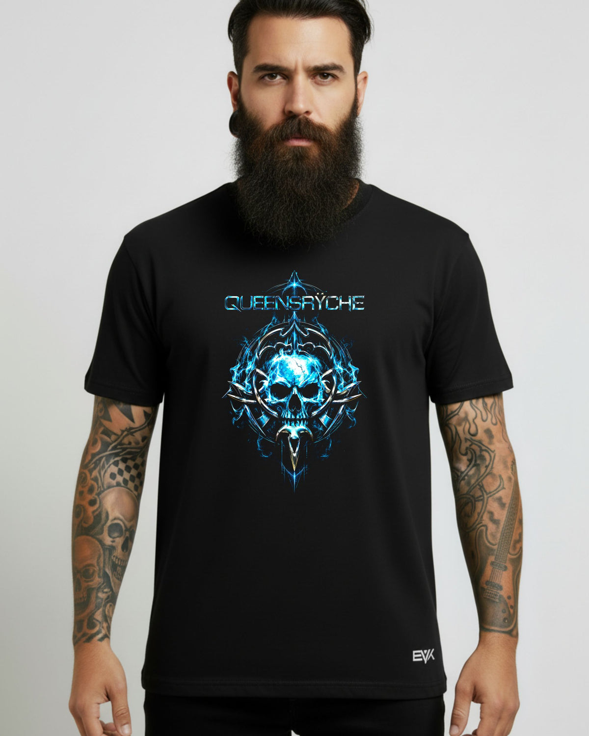 Camiseta Queensrÿche – Blue Flame Skull
