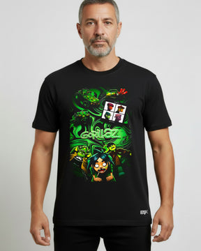 Camiseta Gorillaz – Toxic Green