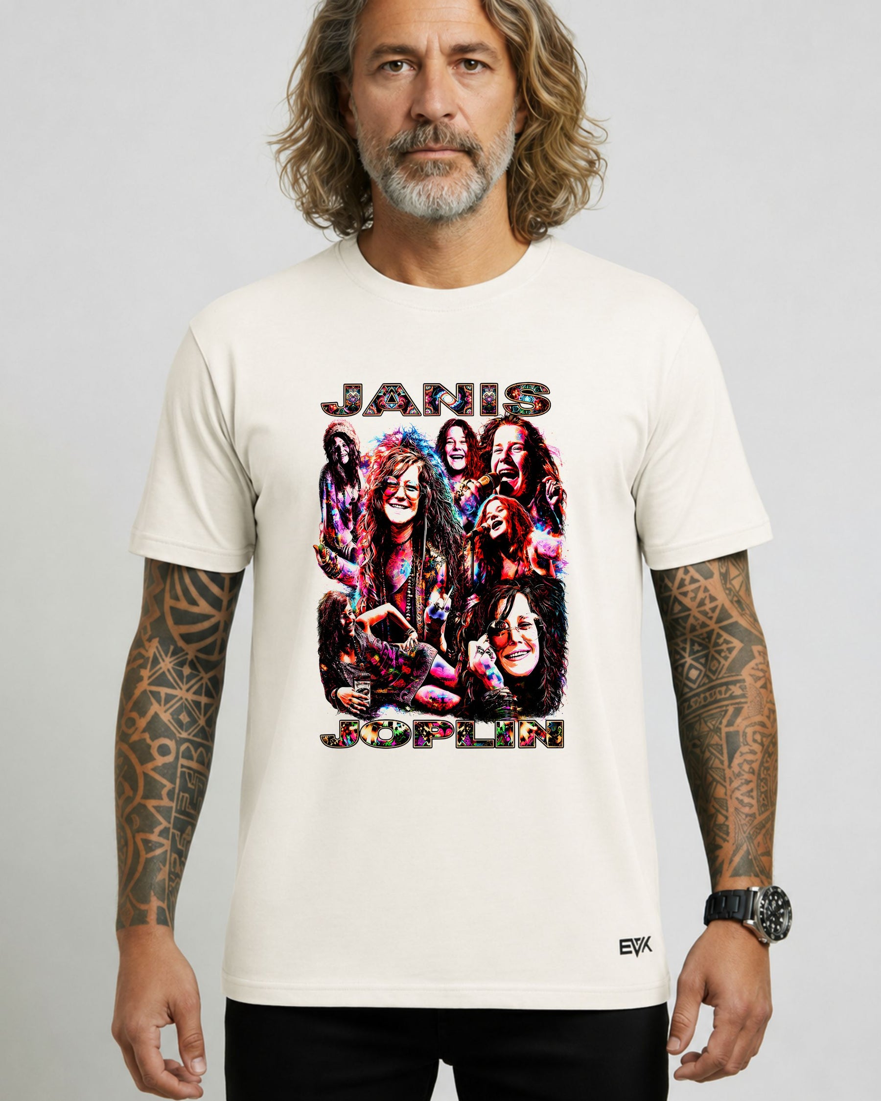 Camiseta Off-White Janis Joplin – Faces de Janis
