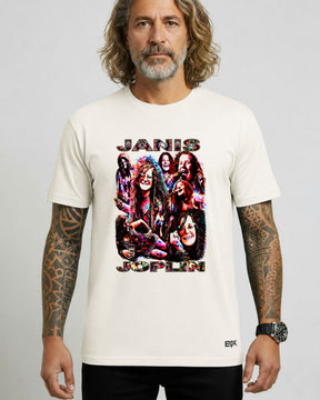 Camiseta Off-White Janis Joplin – Faces de Janis