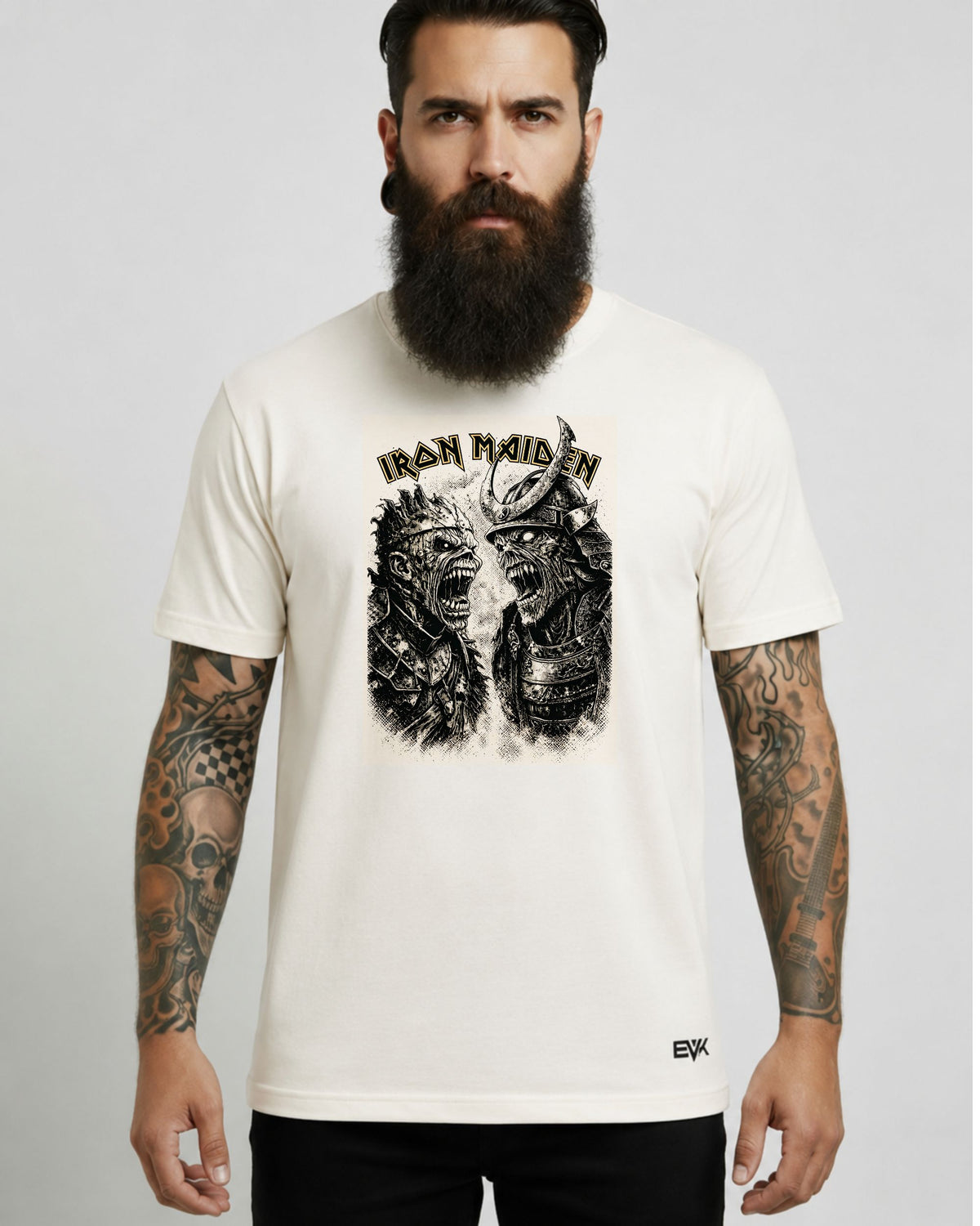 Camiseta Off-White Iron Maiden – Warriors