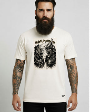 Camiseta Off-White Iron Maiden – Warriors