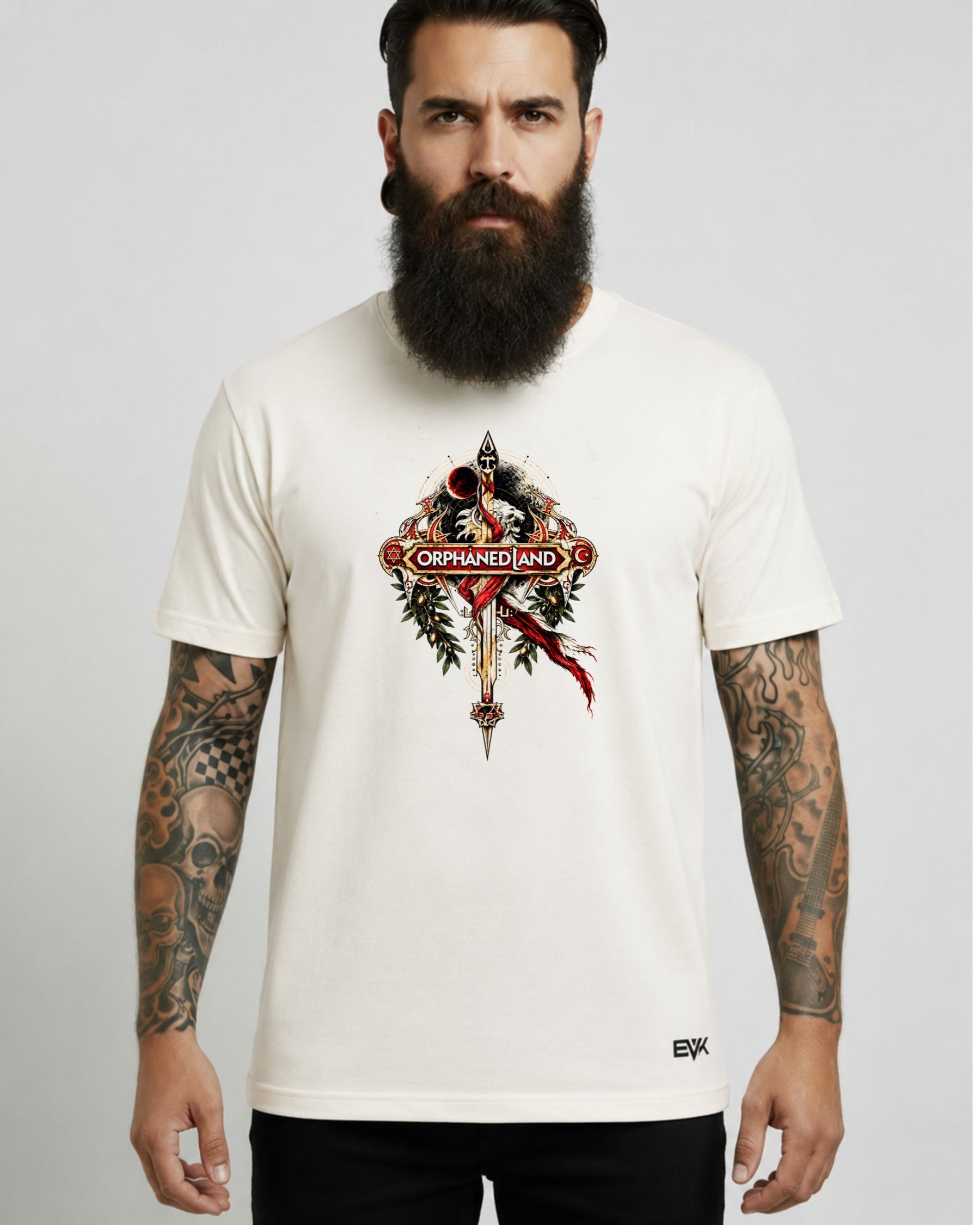 Camiseta Off-White Orphaned Land – Sacred Blade Artwork
