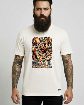 Camiseta Off-White Raul Seixas – Eu Nasci Há 10 Mil Anos