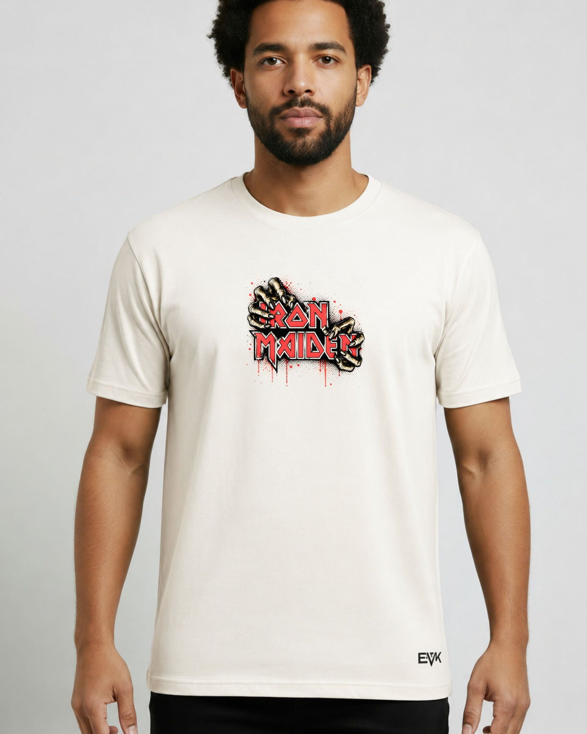 Camiseta Off-White Iron Maiden – Minimal Hand Logo